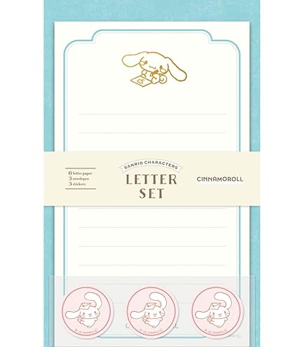 Amazon | 山之商 サンリオ シナモロール レターセット 筆記用紙10枚+